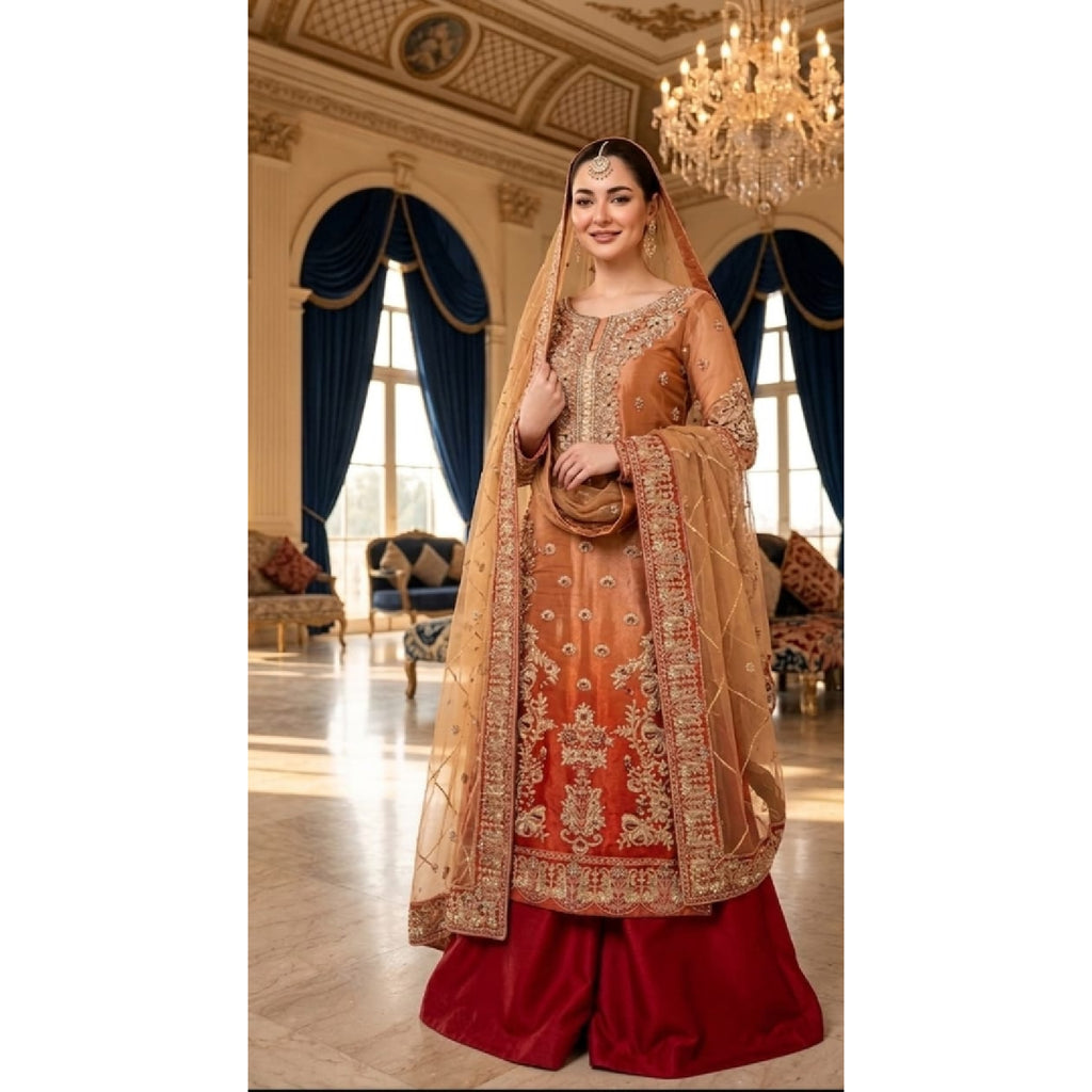 Faiza saqlain- Tussle silk