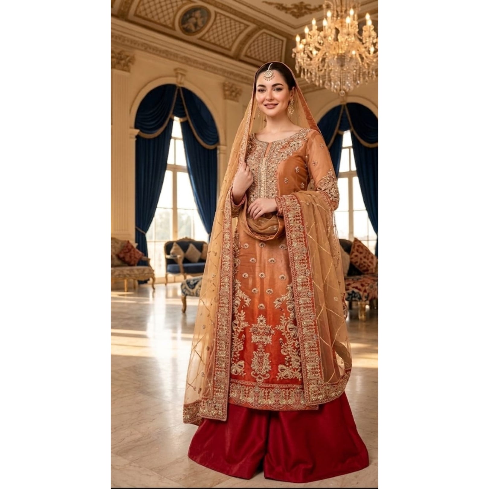 Faiza saqlain- Tussle silk